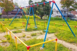 遊具に使用する止めネジが緩む